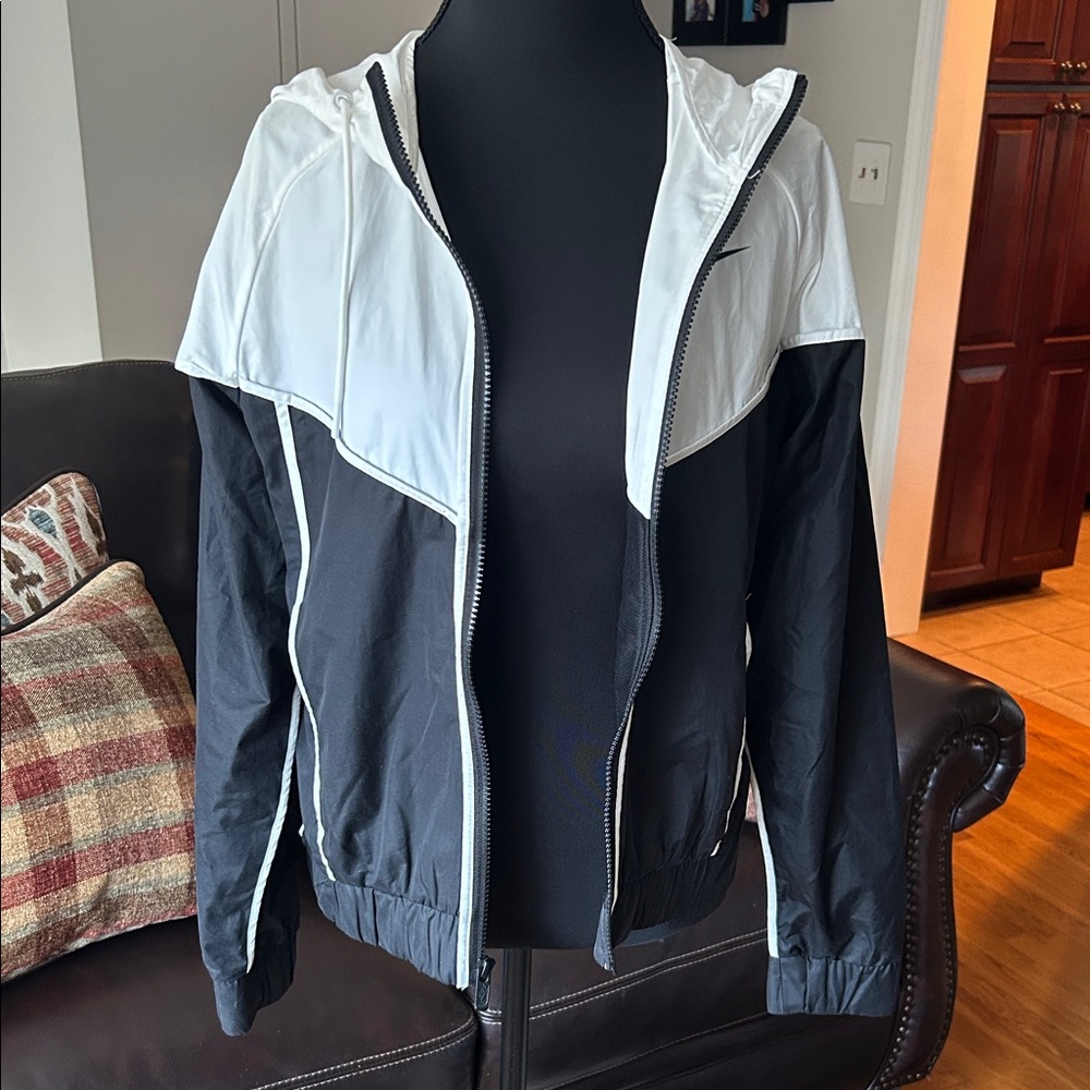Nike Black and White Women's Jacket